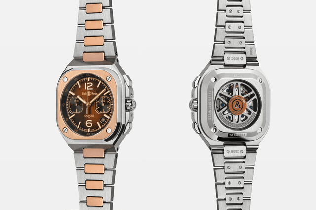 Bell & Ross BR-05 Chrono S.T. Dupont: front and back