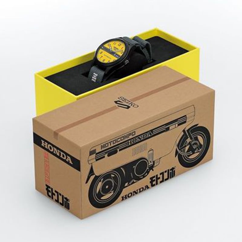 Seiko 5 Sports Field Series Motocompo Limited Edition HDB010K1: packaging