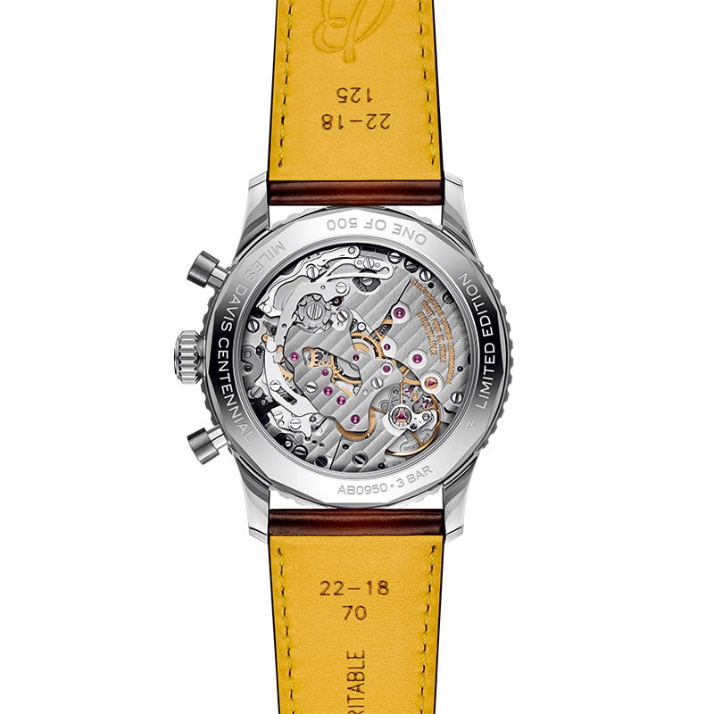 Breitling Navitimer B09 Chronograph 41 Miles Davis: Case Back