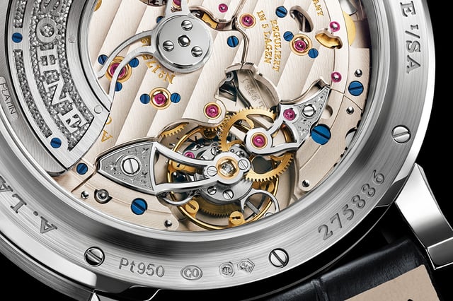 A. Lange & Söhne: Lange 1 Tourbillon Perpetual Calendar Lumen, Balance Cock