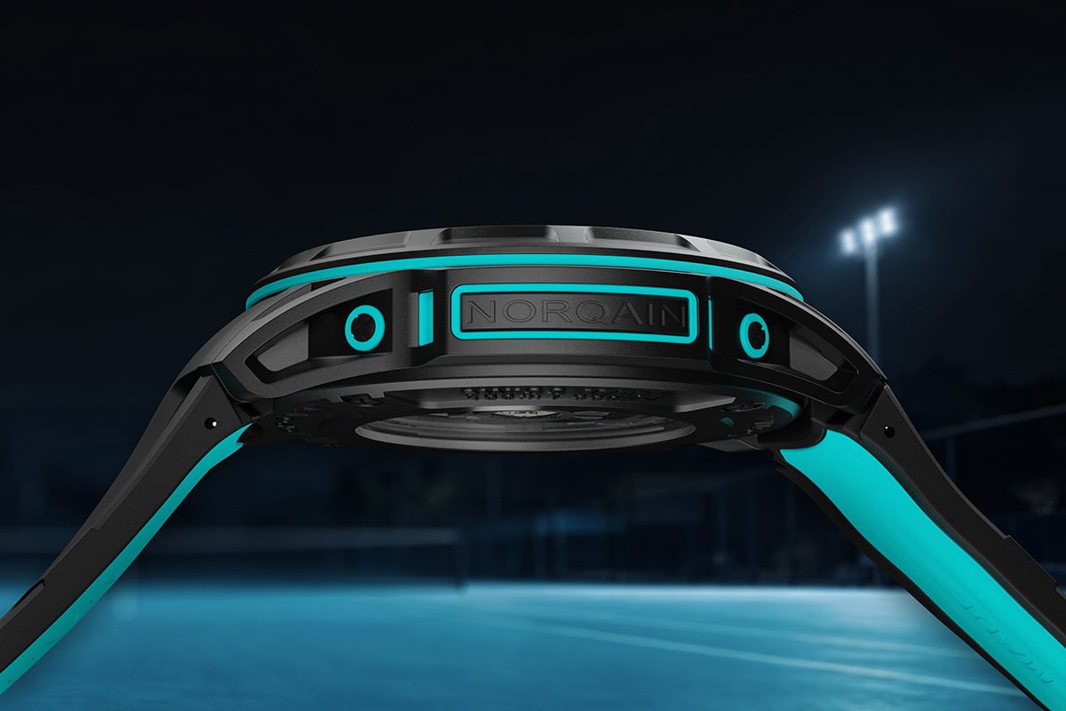 Norqain Wild ONE Skeleton X-Lite Turquoise: side