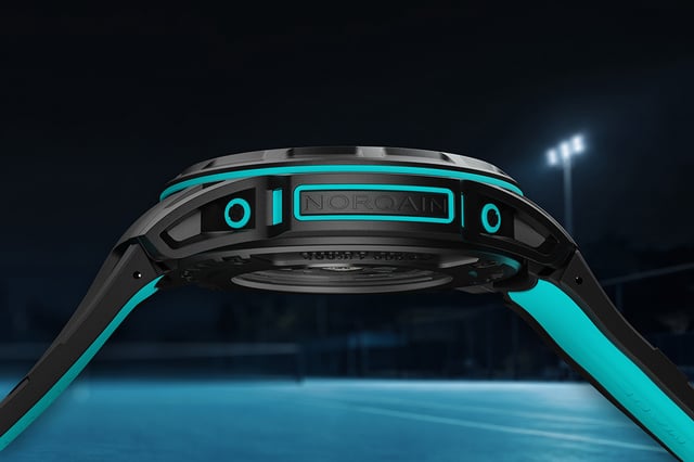 Norqain Wild ONE Skeleton X-Lite Turquoise: side