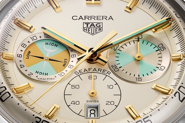 TAG Heuer: Carrera Chronograph Seafarer, dial