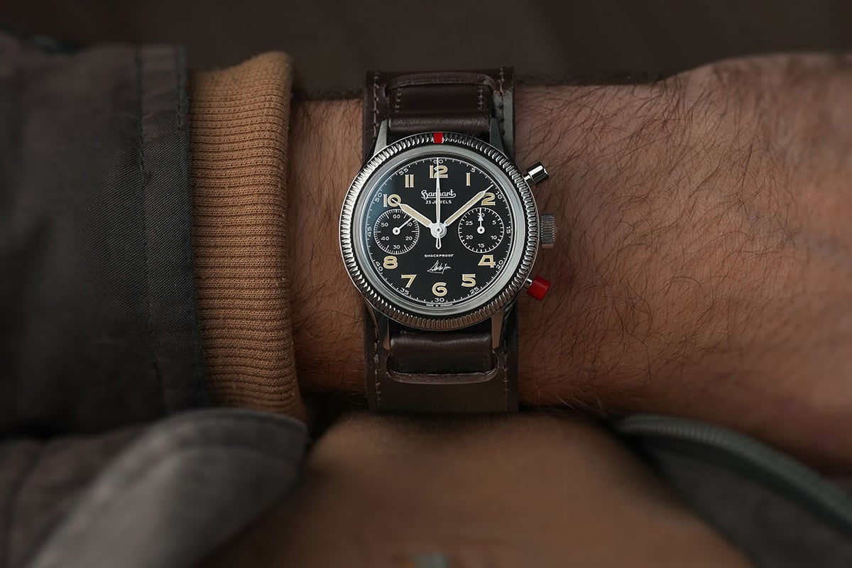 Hanhart 417 ES Steve McQueen Limited Edition No. 1: wrist