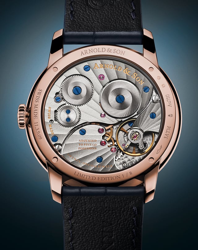 Arnold & Son – HM Pietersite, dress watch with stone dial and mechanical movement