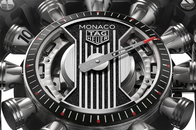 TAG Heuer Monaco Speed 12, ref. WBW2180.FT8133: dial