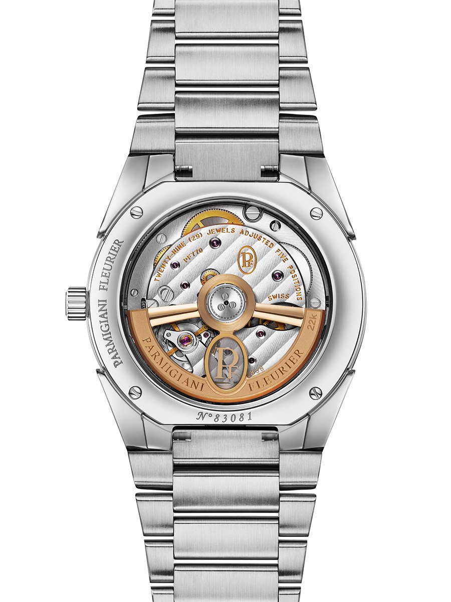 Parmigiani Fleurier Tonda PF Automatic 36mm Alta Rosa, PFC804-1020007-100182, case back