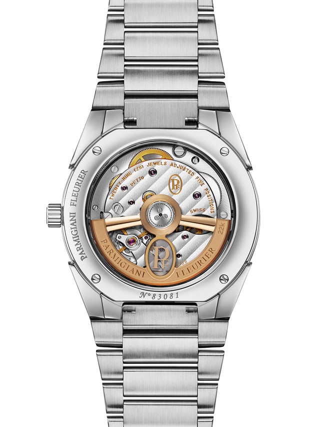 Parmigiani Fleurier Tonda PF Automatic 36mm Alta Rosa, PFC804-1020007-100182, case back