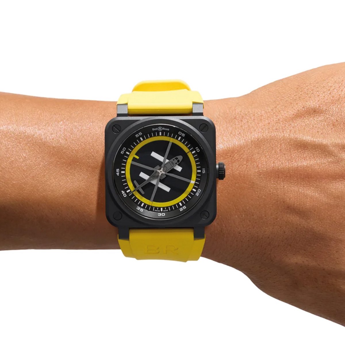 Bell & Ross BR-03 Helipad at the wrist
