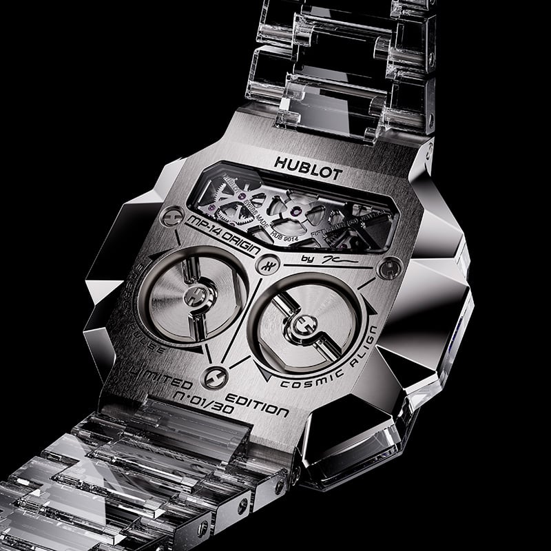 Hublot MP-14 Origin by Jeff Koons: case back