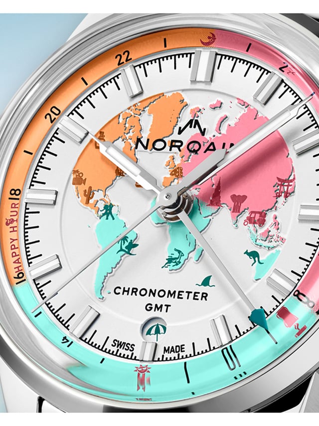 Norqain Freedom GMT Enjoy Life “Holiday” Limited Edition: dial