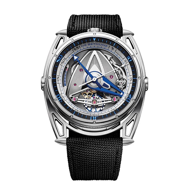 De Bethune: DB28GS Grand Bleu in Titanium