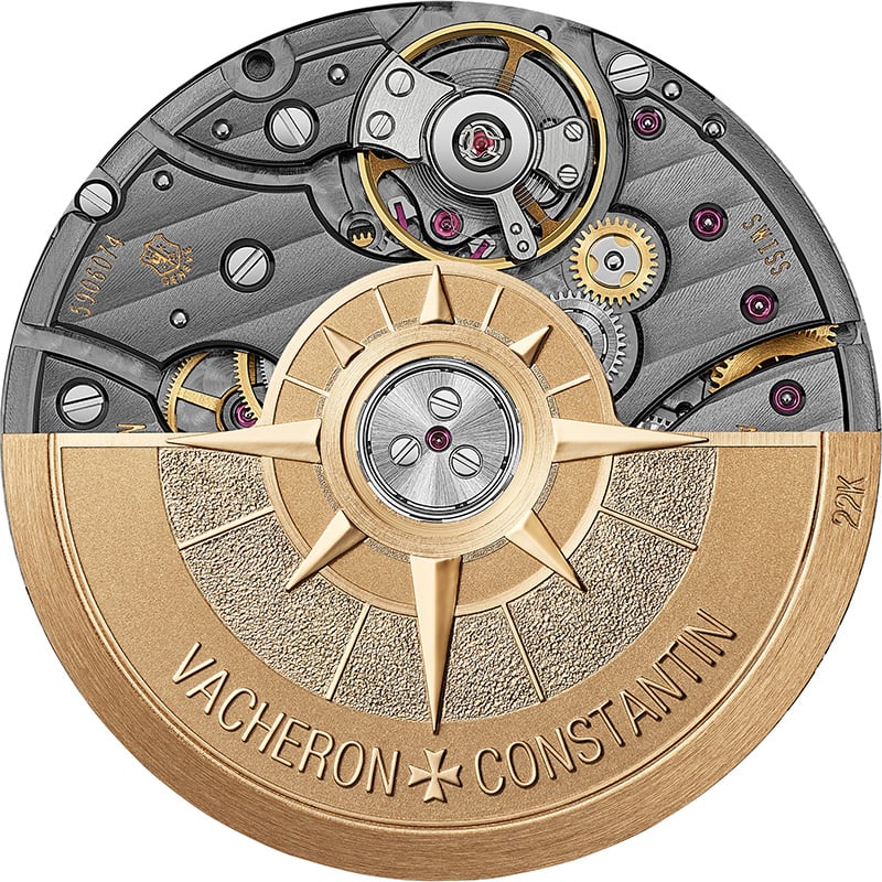 Vacheron Constantin: Overseas Dual Time Cardinal Points, movement