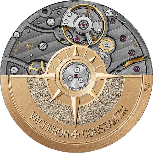Vacheron Constantin: Overseas Dual Time Cardinal Points, movement
