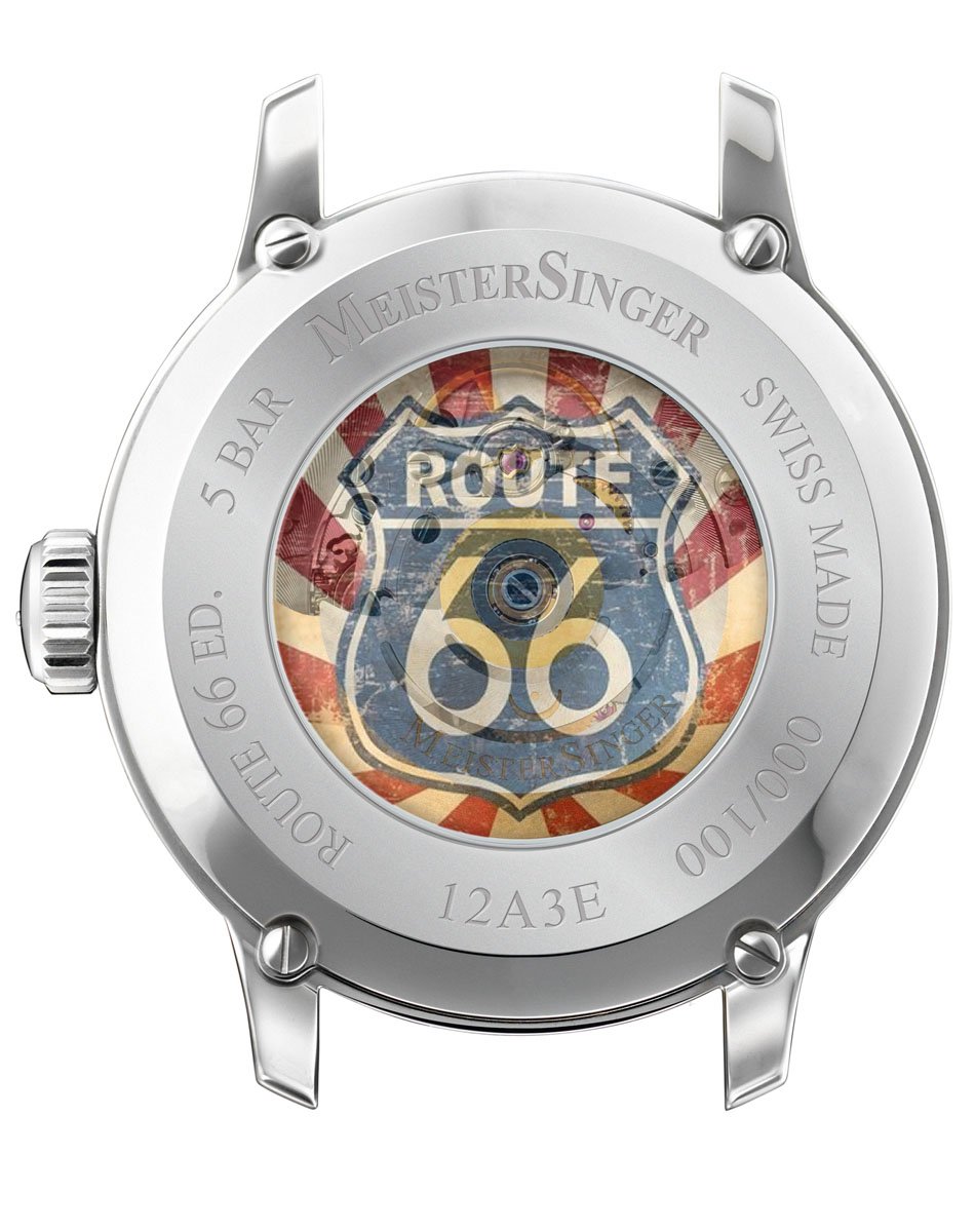 Meistersinger Edition Route 66: case back 