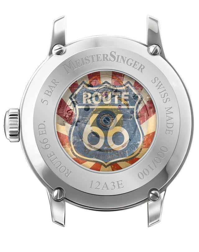 Meistersinger Edition Route 66: case back 