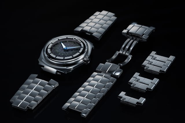 Ming 56.00 Starfield, watch and strap