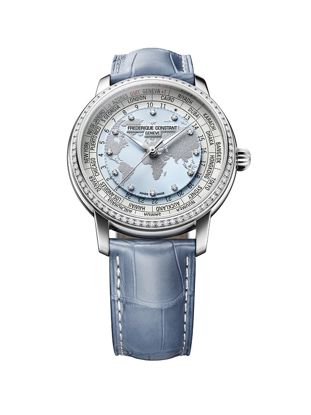 Frederique Constant Classic Worldtimer Manufacture, ref. 719LBWD3DHS, front
