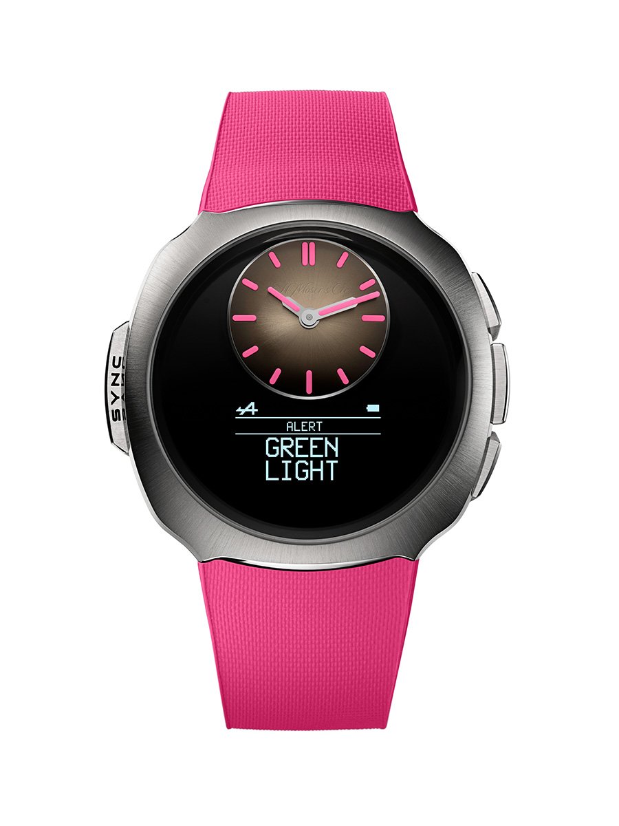 H. Moser Streamliner Alpine Mechanics Pink Edition, front