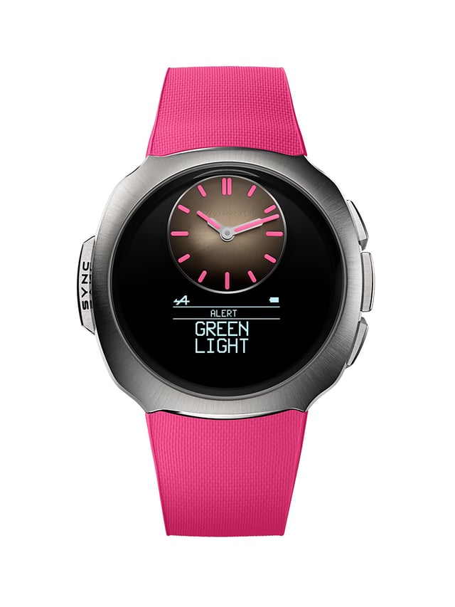 H. Moser Streamliner Alpine Mechanics Pink Edition, front