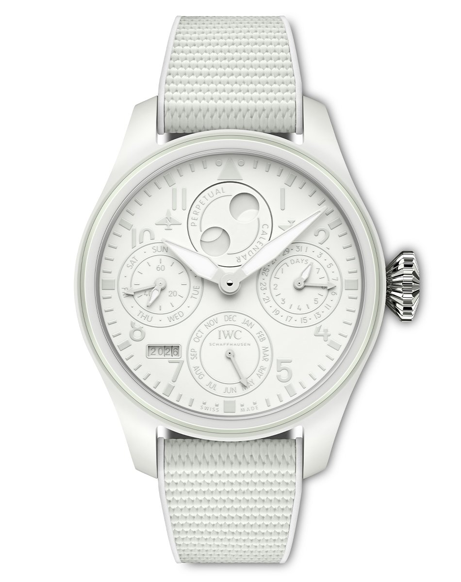 IWC Big Pilot’s Watch Perpetual Calendar Ceralume, perpetual calendar with automatic movement and luminous material