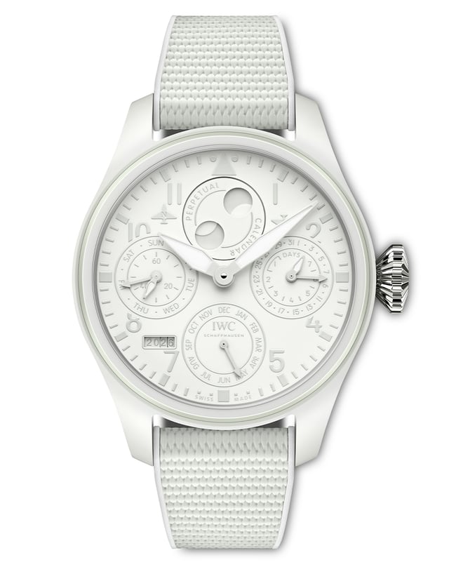 IWC Big Pilot’s Watch Perpetual Calendar Ceralume, perpetual calendar with automatic movement and luminous material