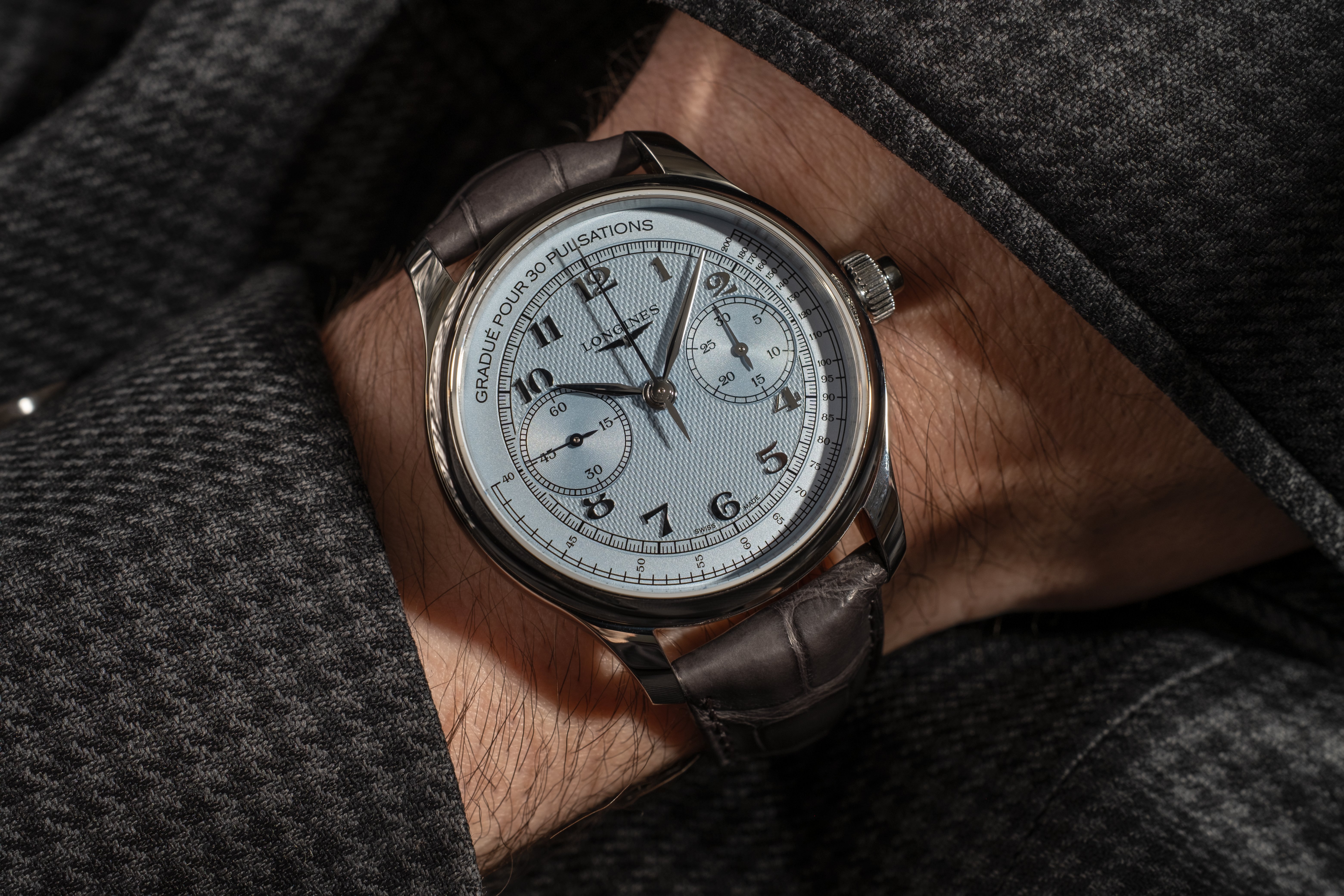 Longines Master Collection Monopusher Chrono L2.960.4.93.2: Front