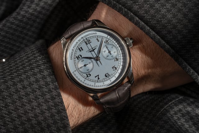 Longines Master Collection Monopusher Chrono L2.960.4.93.2: Front