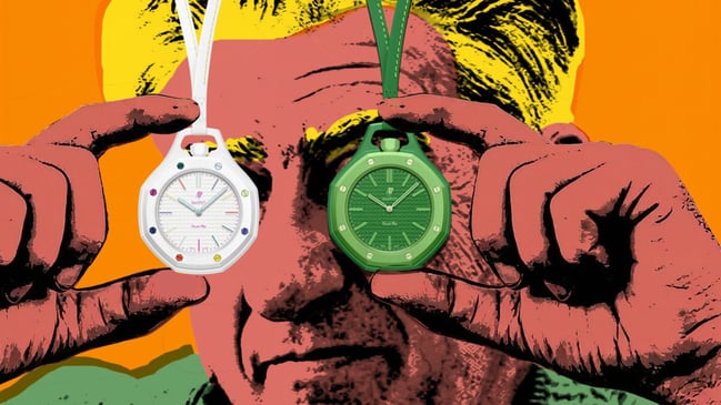 Swatch x Audemars Piguet – Royal Pop, pocket watch