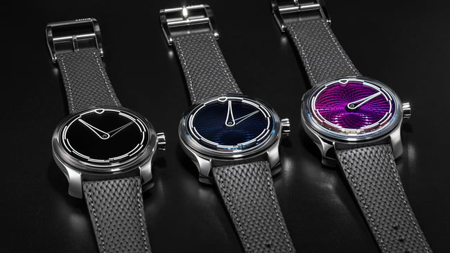 MING 29.06 Peep Show, title, three watches