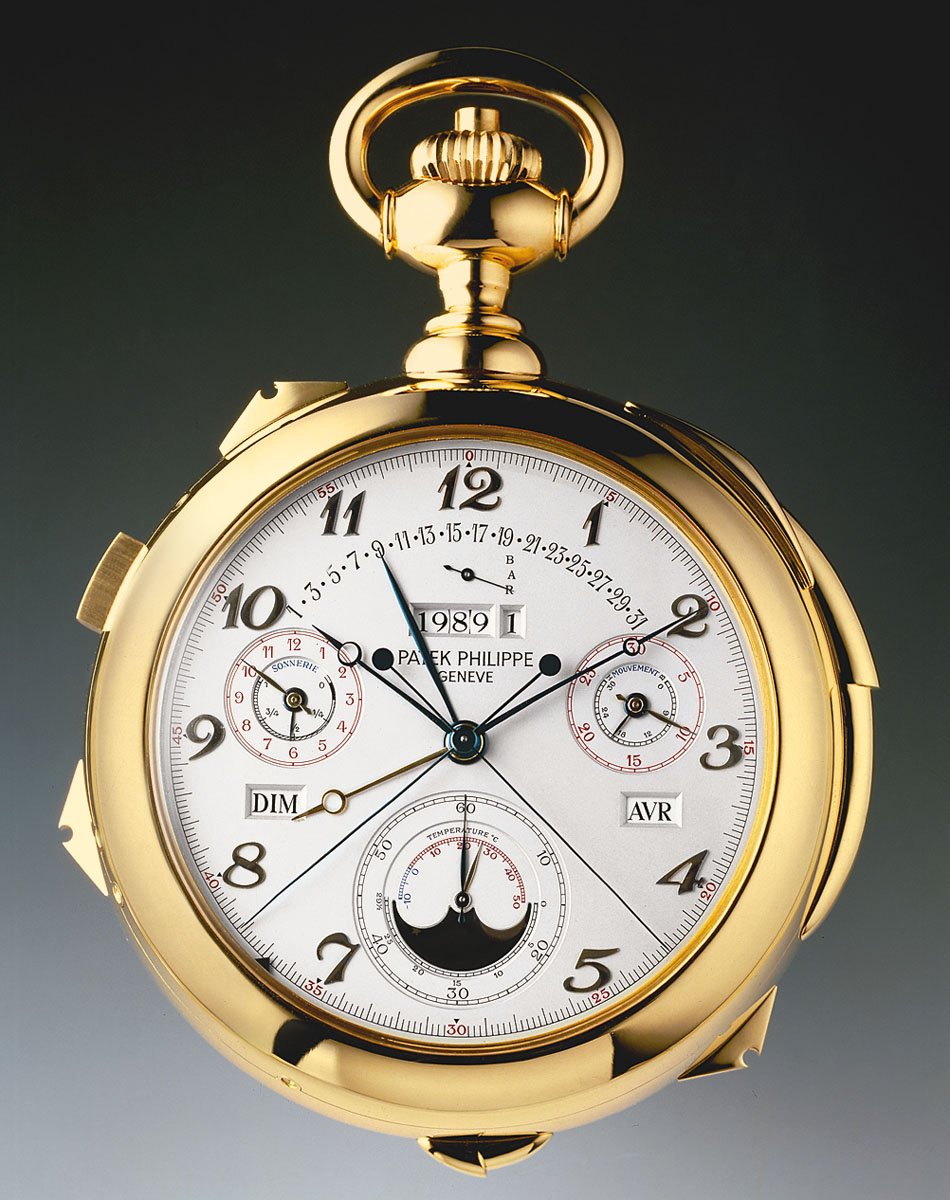 Patek Philippe: Anniversary Pocket Watch Caliber 89, 1989