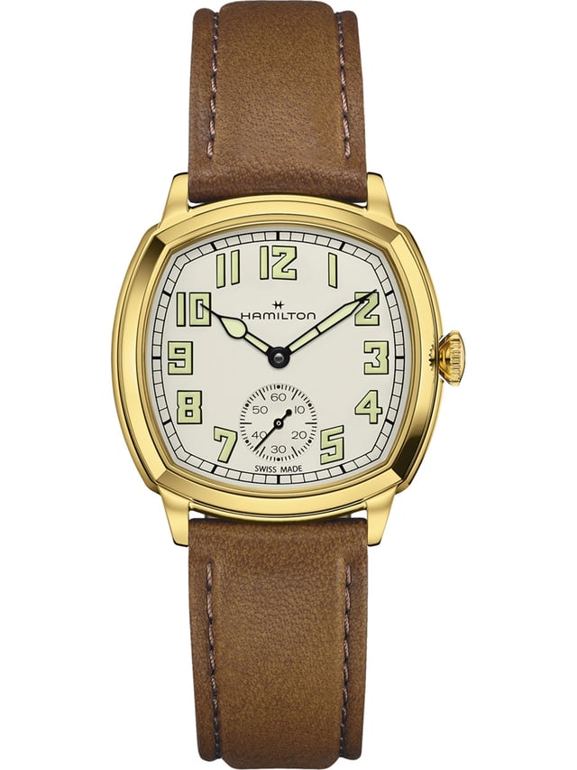 Hamilton American Classic Cushion Mechanical 34 mm, ref. H36139520: Front