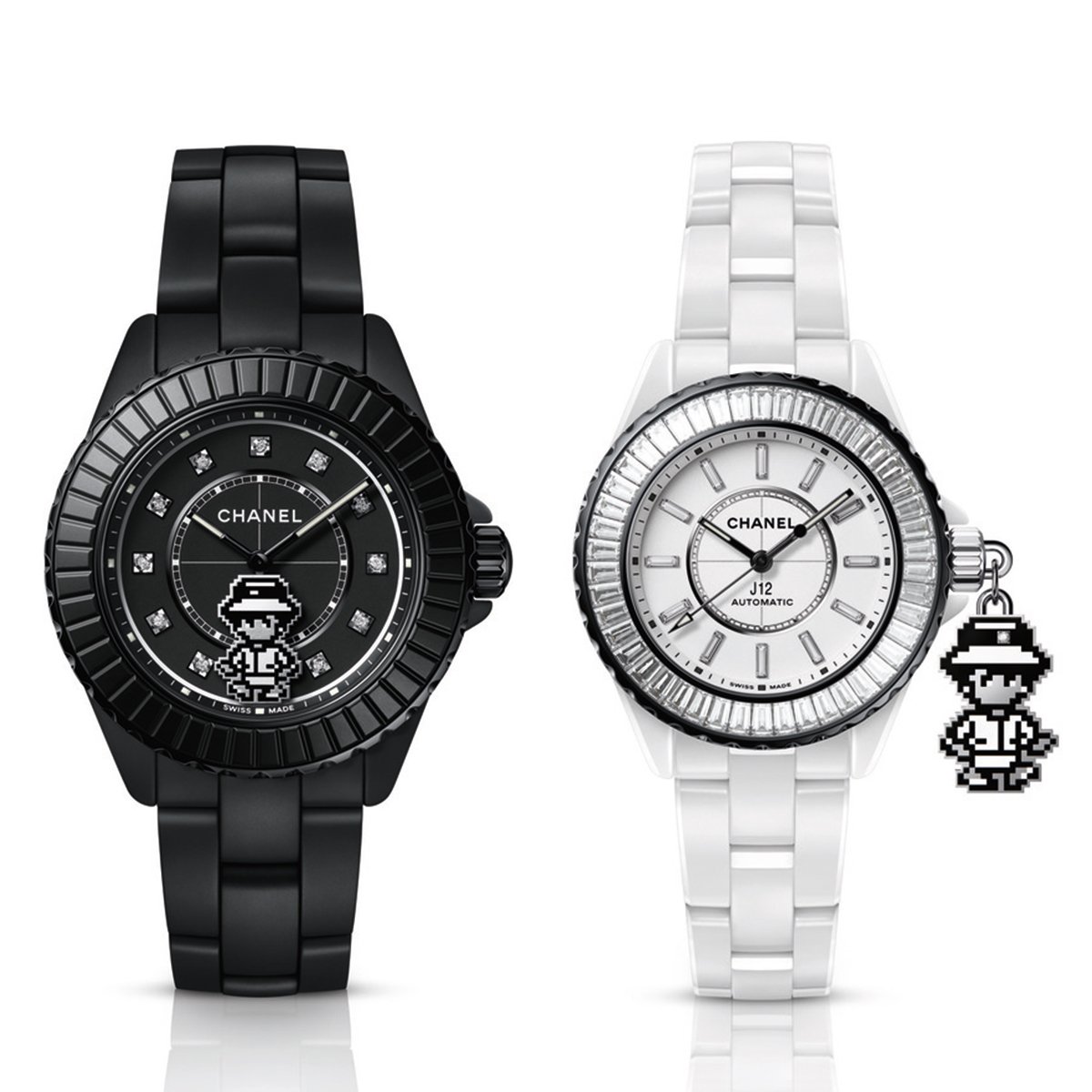 J12 Chanel Coco Game and Coco Game Charms