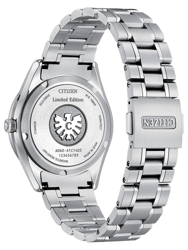 Citizen The Citizen Wosa Washi Dial Limited Edition AQ4100-65X: case back