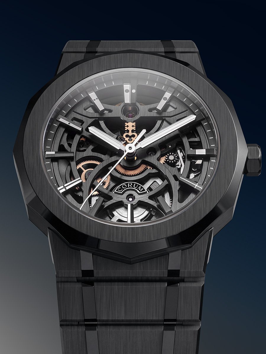 Corum Admiral Ceramic Skeleton: Front
