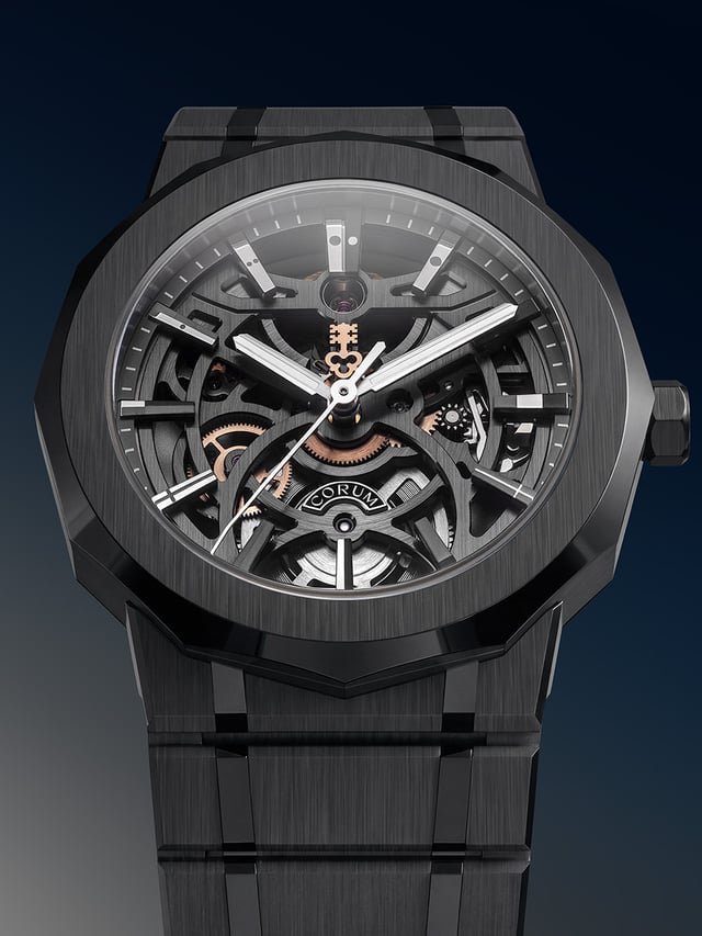 Corum Admiral Ceramic Skeleton: Front