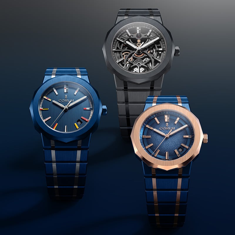 Corum Admiral Ceramic: three watches