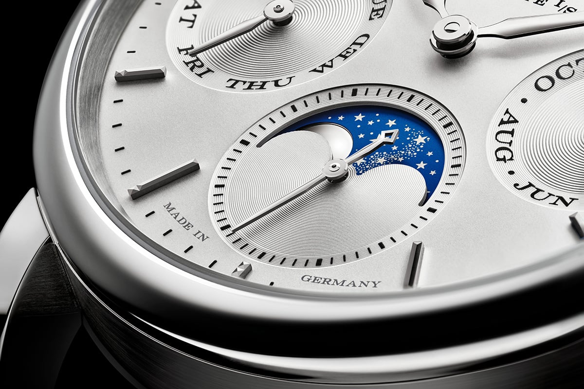 A. Lange & Söhne: Saxonia Annual Calendar, ref. 331 026, moon phase