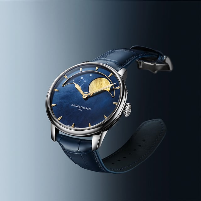 Arnold & Son Perpetual Moon 41.5 Steel Colours of the Moon, ref. 1GLBS.M03A.C263S