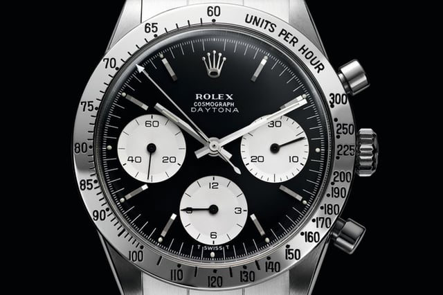 Rolex Daytona, vintage chronograph in stainless steel