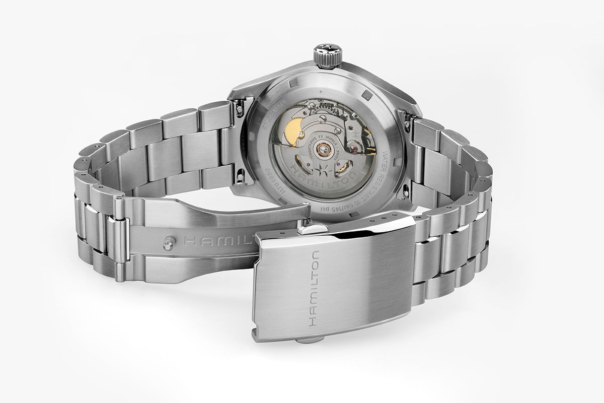 Hamilton Khaki Field Murph 38 mm: case back