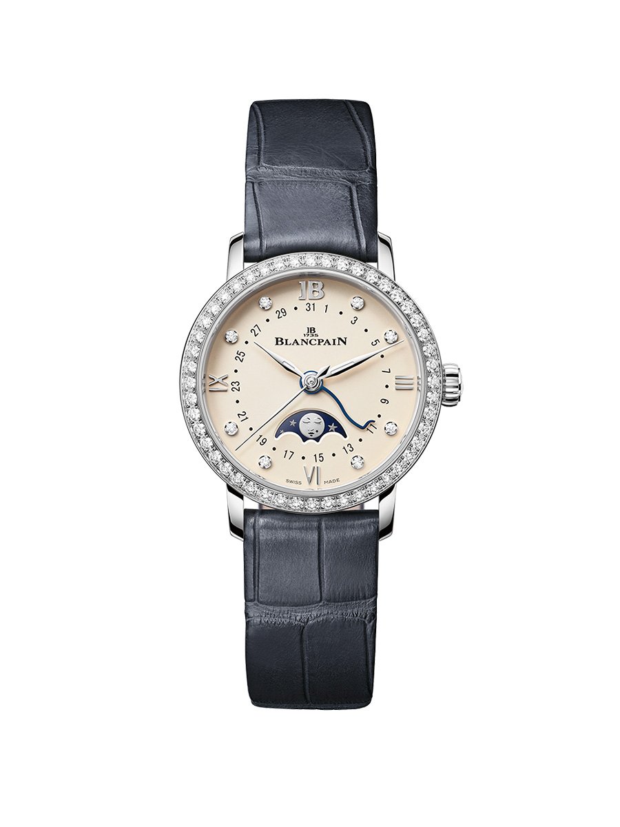 Blancpain Villeret Phases de Lune, ref. 6106N_2987_55A: Front