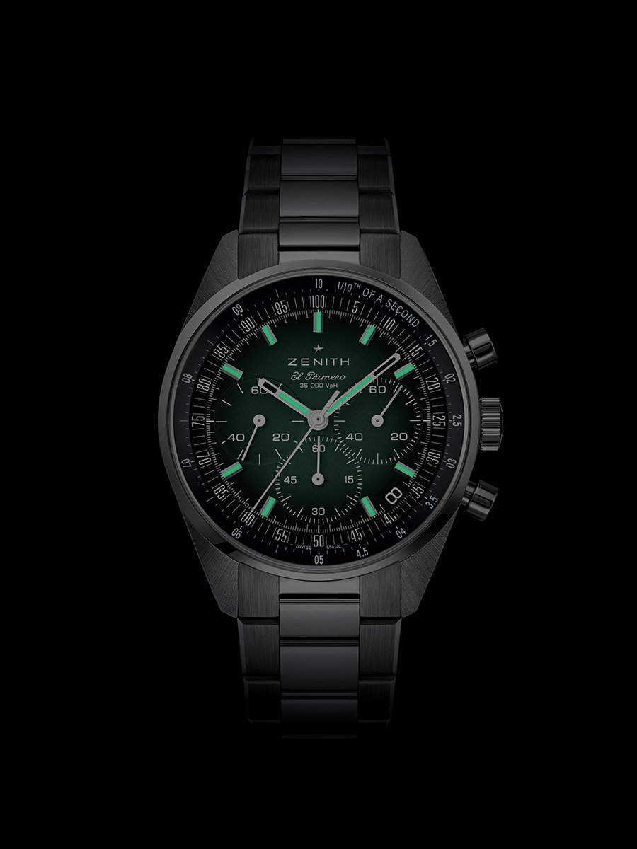 Zenith Chronomaster Original Edition Paris: Dial, night
