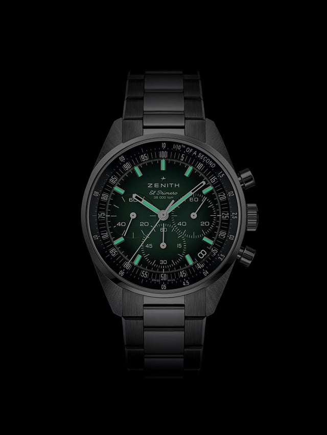 Zenith Chronomaster Original Edition Paris: Dial, night