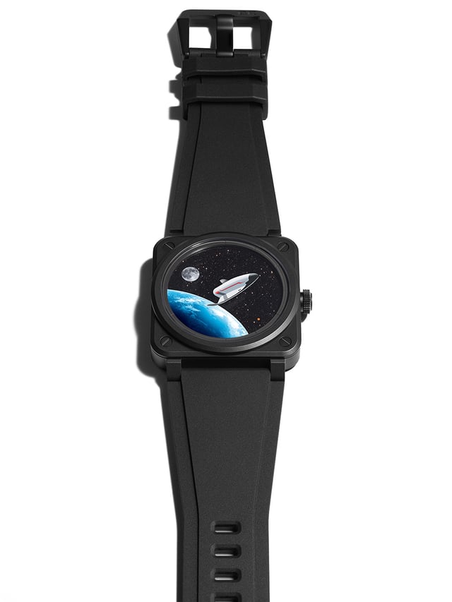 Bell & Ross BR-03 Space Mission: rubber