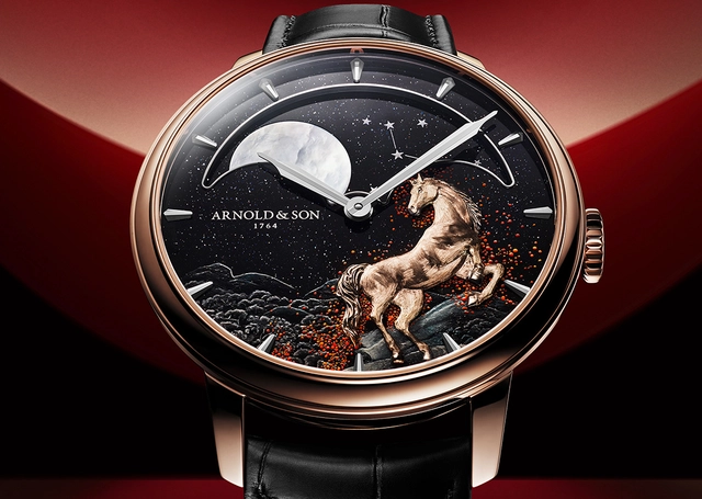 Arnold & Son: Perpetual Moon 41.5 Red Gold "Year of the Horse", Title