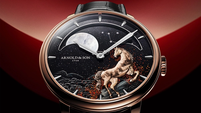 Arnold & Son: Perpetual Moon 41.5 Red Gold "Year of the Horse", Title