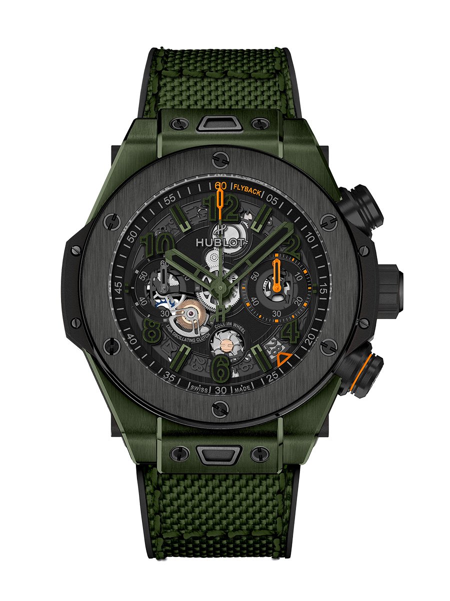 Hublot: Big Bang Dark Green Ceramic, front