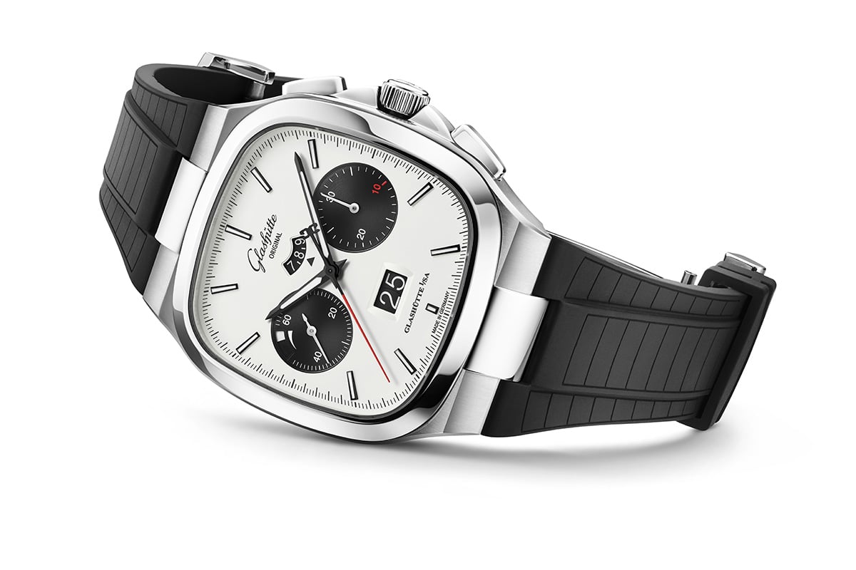 Glashuette_Original_Seventies_Soldat with rubber strap