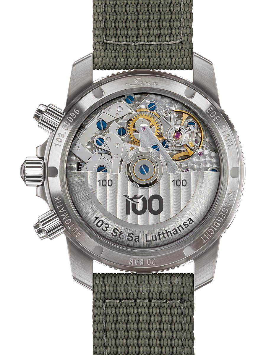 Sinn x Lufthansa: 103 St Sa Lufthansa: case back